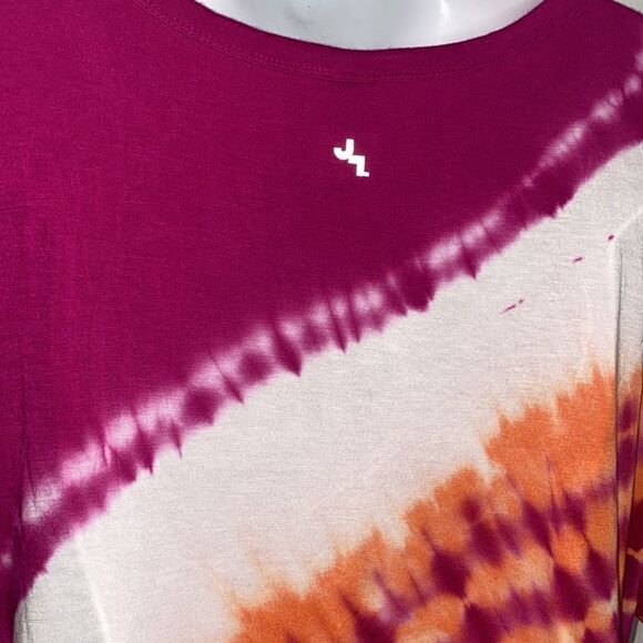 JOY LAB Pink and Orange Tie Dye Top-M NWT - Picture 5 of 7